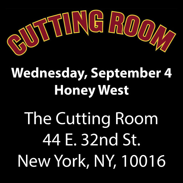 Honey West Back In New York City at The Cutting Room September 4, 2019!